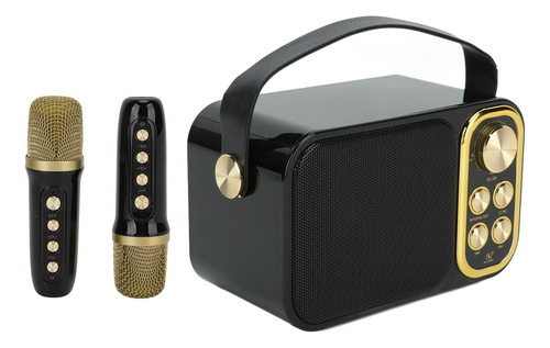 Máquina De Karaoke Para Cantar, 2 Micrófonos, Todo En Uno, P