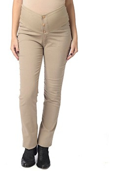 Pantalon De Gabardina Embarazada