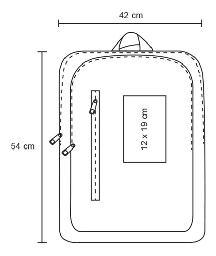 Imagen 5 de 10 de Mochila Para Laptop De 16 Pulgadas Con 3 Compartimentos