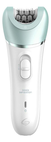 Depiladora Eléctrica Gama Oasis Sensation Verde Agua / Blanco