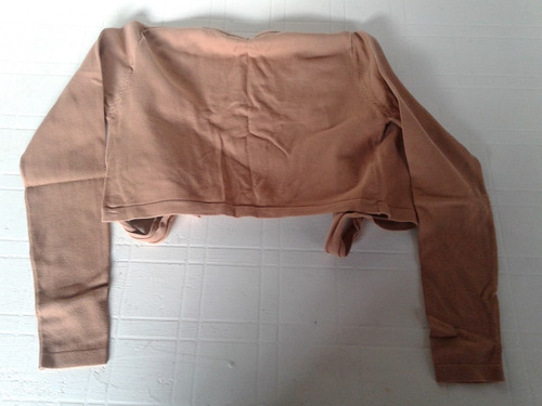 Saco Torerita Marron Clarito Silenzio Talle S