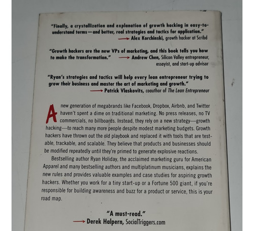 Growth Hacker Marketing Ryan Holiday (Usado)