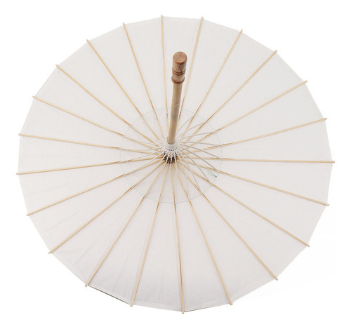 Nuevo Sombrilla De Papel For Niños De 83 Cm, De Bambú Y