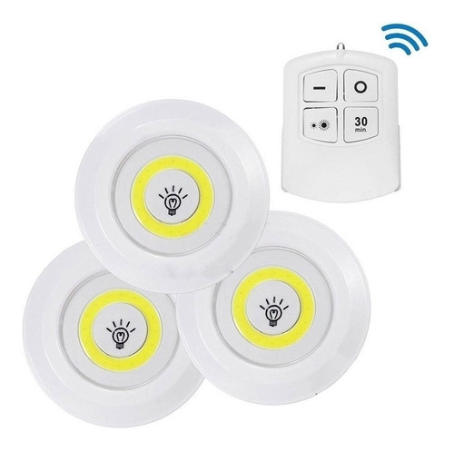 Lampara Led Multiuso Portatil A Pilas X 3 Con Control Sl 506