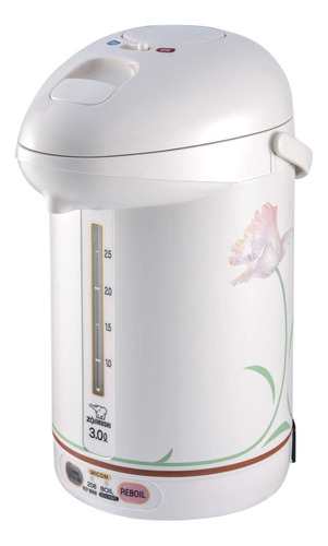 Calentador De Agua Zojirushi Micom 2.2l Diseño Floral Blanco