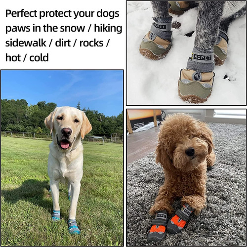 Hcpet Botas De Perro Zapatos Impermeables Para Perro...