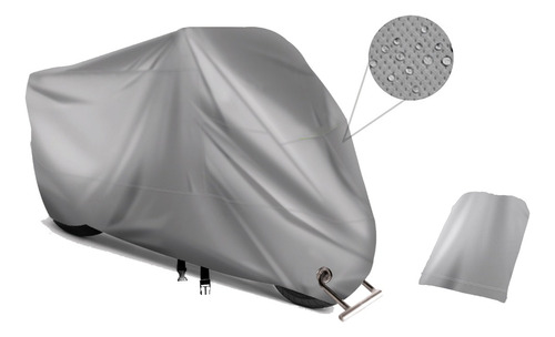Funda Cubre Moto Cobertor Lluvia Protector Uv Impermeable 