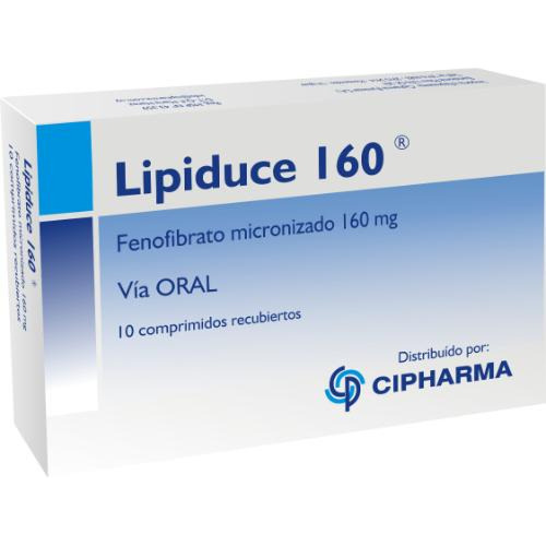 Lipiduce 160 Mg 30 Comprimidos