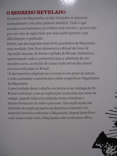 Livro Dossiê Da Maçonaria M. L. Garibaldi
