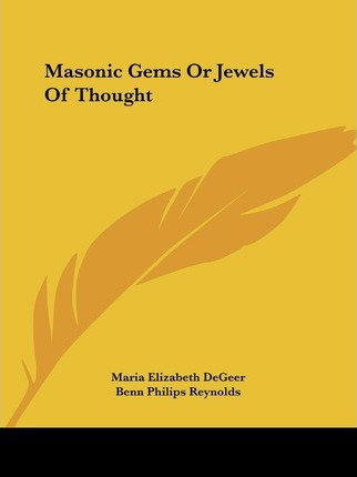Libro Masonic Gems Or Jewels Of Thought - Maria Elizabeth...