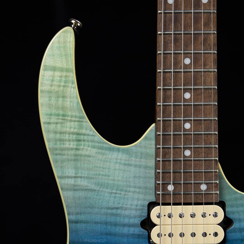 Guitarra Ibanez Rg 421hpfm Brg Cor Blue Reef Gradation Material do diapasão -ogueira Orientação da mão Destro