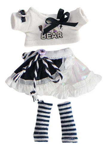 Ropa Para Muñeca Bebé 1:12, Vestido Para Muñecas Blanco