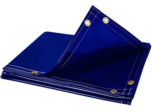 Pantalla Soldadura Azul Transparente 6x8ft