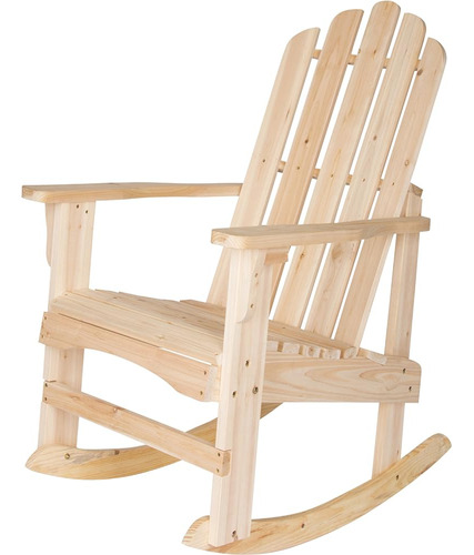 Shine Company Marina Porch Rocker Chair Natural