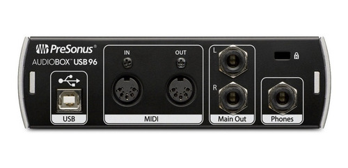 Imagen 2 de 2 de Interfaz de audio PreSonus AudioBox USB azul y plateada