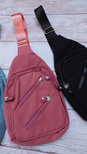 Mochila Pechera Urbana - Estilo Y Comodidad Rosa Viejo Liso