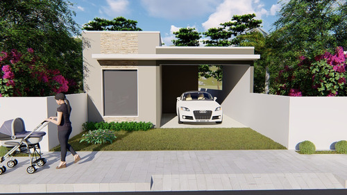 Imagem 1 de 5 de Planta De Casa 2 Quartos - Projeto Arquitetônico Completo