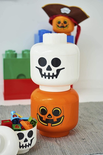 Lego Storage Head Large Apilable Contenedor Cabeza Cantidad De Piezas 2 Versión Del Personaje Pumpkin