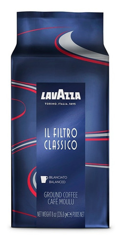 Café Lavazza Filtro Clásico Balanceado Molido, 20 Pz 227 Gr 