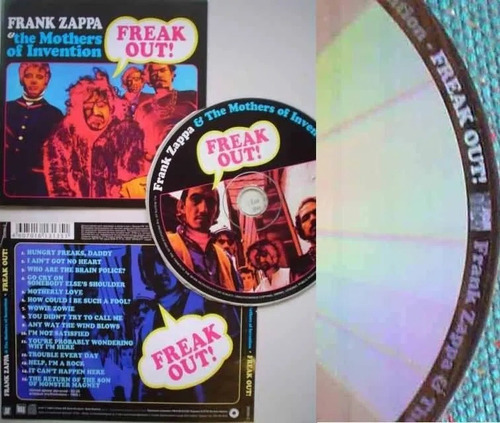 Frank Zappa & The Mothers Freak Out Cd Somewax Holografico 