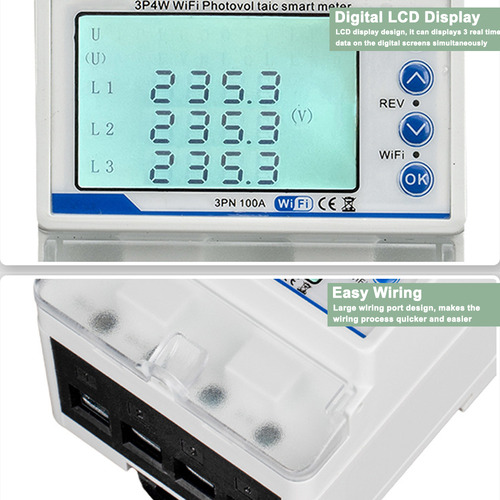 Interruptor De Religamento Wifi 3p4w Com Lcd E Íon