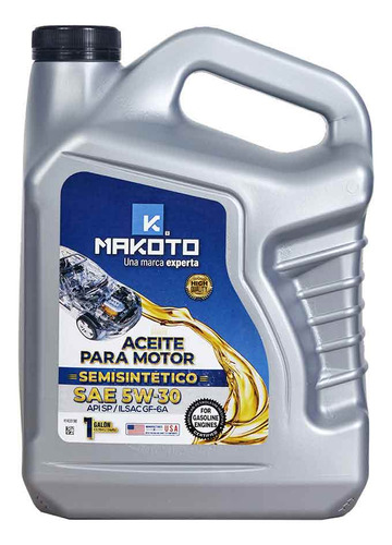Aceite 5w30 Sp Semisintetico Galón 3.7l Makoto
