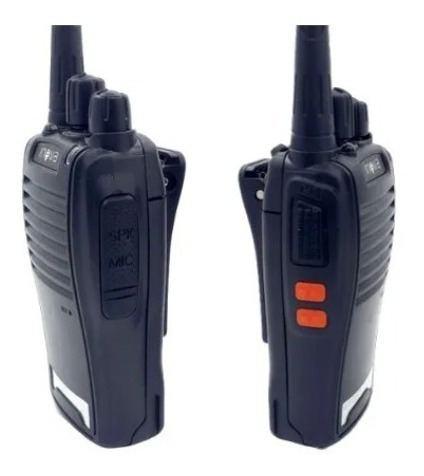 Kit 2 Radio Ht Uhf Comunicador Wt8001 Profissional 16 Canais