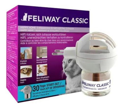 Feliway Classic Difusor Elétrico E Refil 48ml