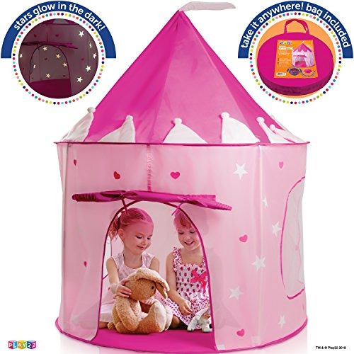 Play22 Play Tent Princess Castle Pink Tienda Para Niños Car