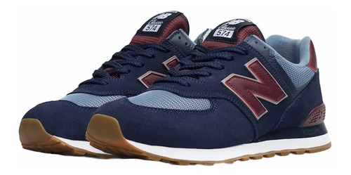 Tênis New Balance 574 Masculino Azul Marinho Ml574spo | Frete grátis