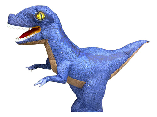 Dinosaurio Inflable R/c - Vehículo De Juguete Control Remoto Azul Dinosaurio Inflable R/c
