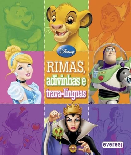 Livro Rimas, Adivinhas E Trava-línguas: Livro Rimas, Adivinhas E Trava-línguas, De Walt Disney. Editora Pae, Capa Capa Comum Em Português, 2020