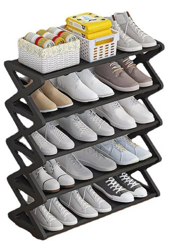 Organizador Multiuso Zapatera 5 Niveles Negro