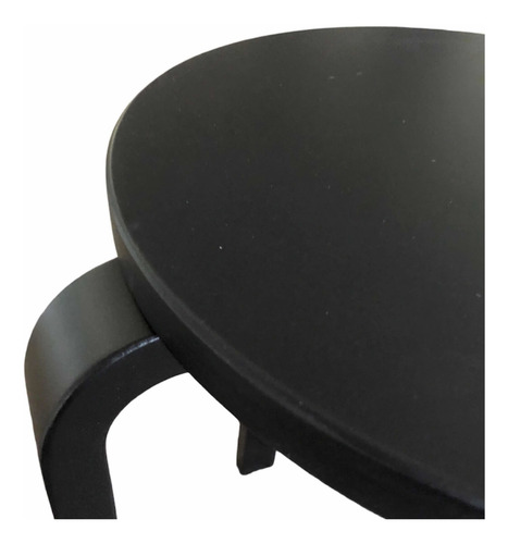 Imagen 2 de 7 de Banco Taburete Nordico Apilable Nuuk Pack 2 Unid