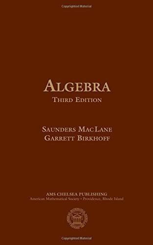 Libro: Algebra (ams Chelsea Publishing)