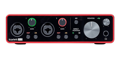 Imagen 3 de 4 de Interfaz De Audio Usb Scarlett 2i2 3ra Generación Premium
