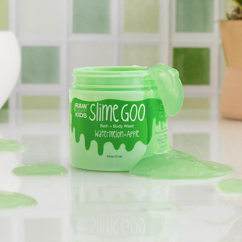 Slime Goo Gel De Baño, Limpieza Suave 177ml Raw Sugar Manzana Y Sandía