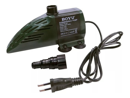 Bomba Submersa Boyu Fp-48a 2100 L/h  Aquários Lagos Fontes