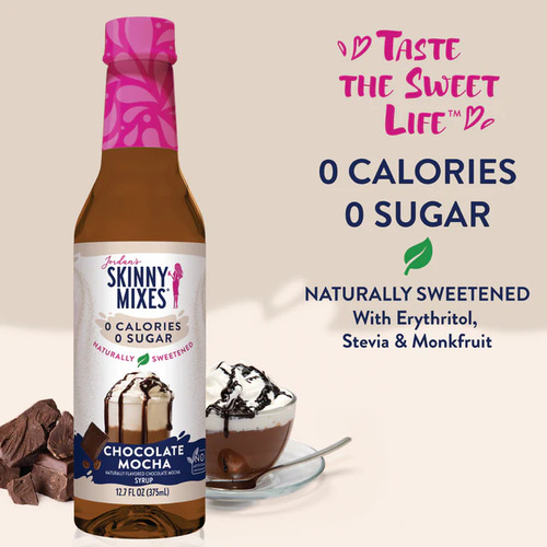 Jordan's Skinny Syrups Chocolate Mocha Jarabe Para Cafe