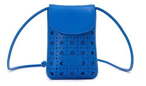 Bolsa Camera Bag Colcci Alça Roletê V23 Azul Feminino