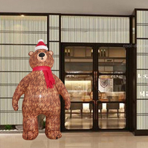 Juguete Inflable Navideño De 210 Cm, Decoración Para