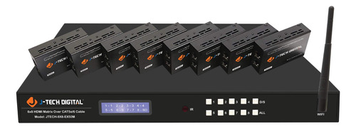 Digital Conmutador Hdmi Hdcp Matrix Switcher Extender