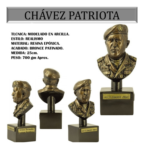 Escultura, Busto, Estatua, Obra De Arte De Hugo Chávez