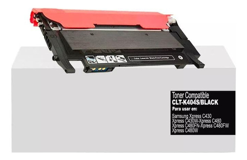 Toner Negro 404 Generico Compatible C430w  C480fn C480fw 