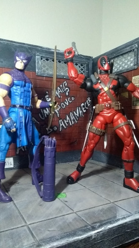 Lote Deadpool E Gavião Arqueiro - Marvel Select (detalhe) (Usado)