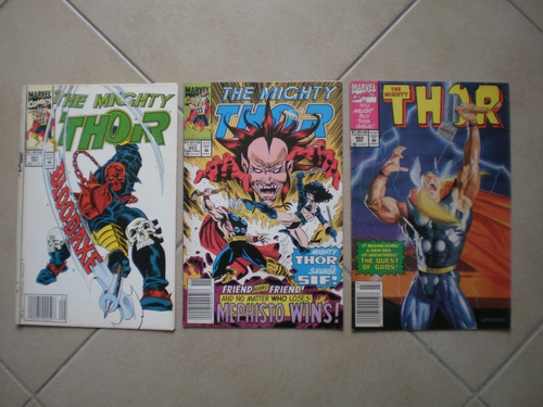 Thor !! Set De 7 Fabulosos Comics Originales De Colección  