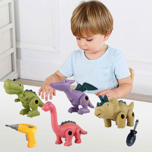 New Desmontar Juguetes De Dinosaurios Con Herramientas 7 Pcs