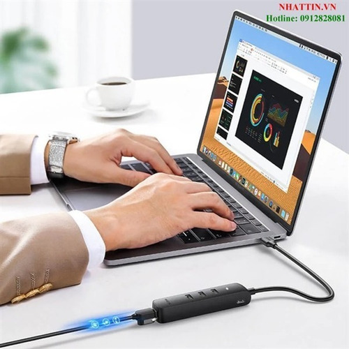 Adaptador Ugreen Usb 2.0 A Rj45 100mbps Macbook iMac Lap Pc