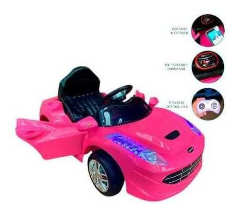 Carro Carrito A Bateria Para Niños Control Remoto 2 Motores