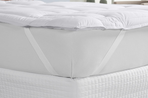 Pillow Top Premium Queen Micropercal 400 Fios Toque Macio